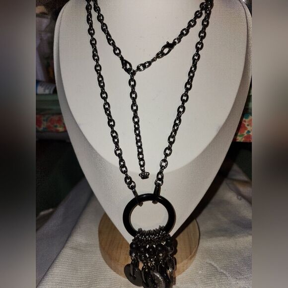 Premier Designs Cha Cha Cha Necklace NWOT 36"+4" - Picture 2 of 11